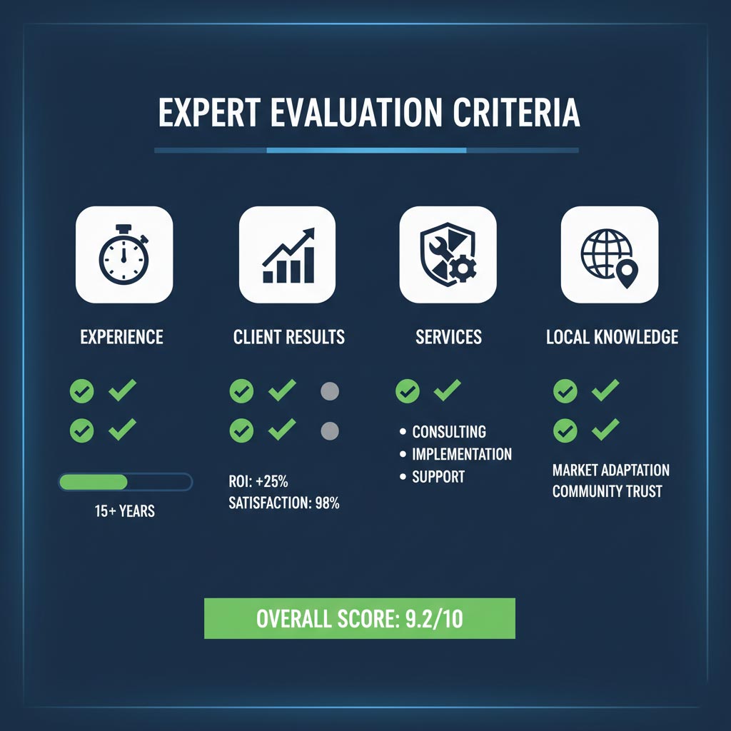 Criteria for ranking top digital marketing agencies in Kolkata.