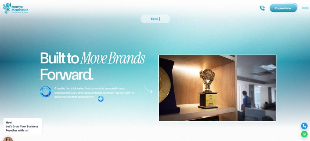 Kreative Machinez - an SEO and web design agency in Kolkata.