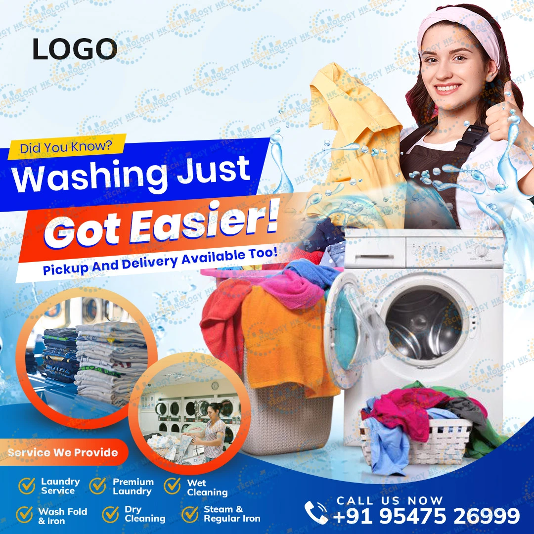 Creative Poster for your washing Business