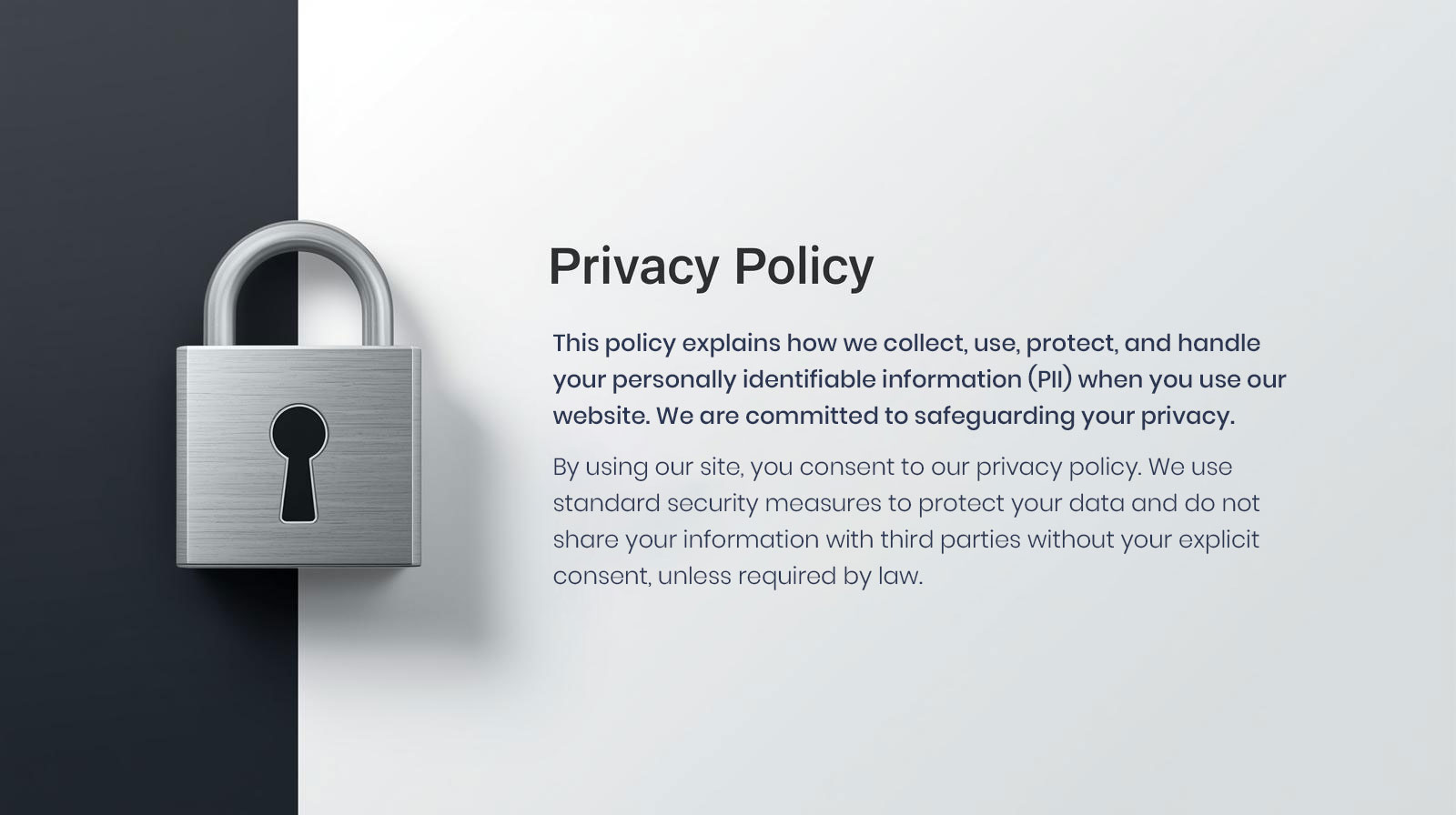 Ethical web design principles for data transparency and privacy
