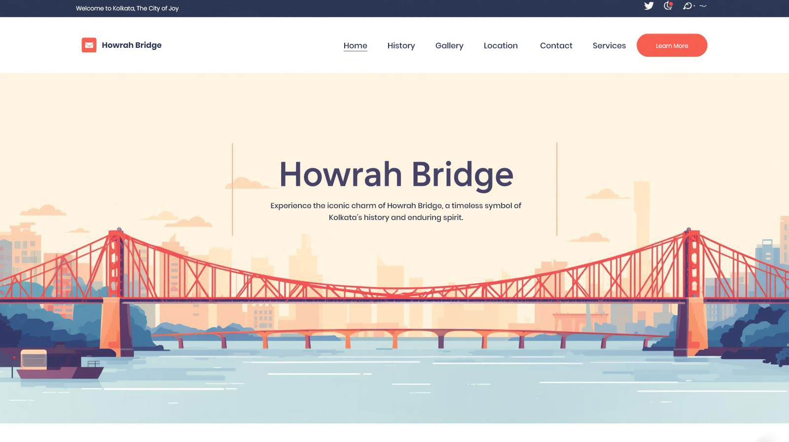 Website design focusing on Kolkata local landmarks for local SEO