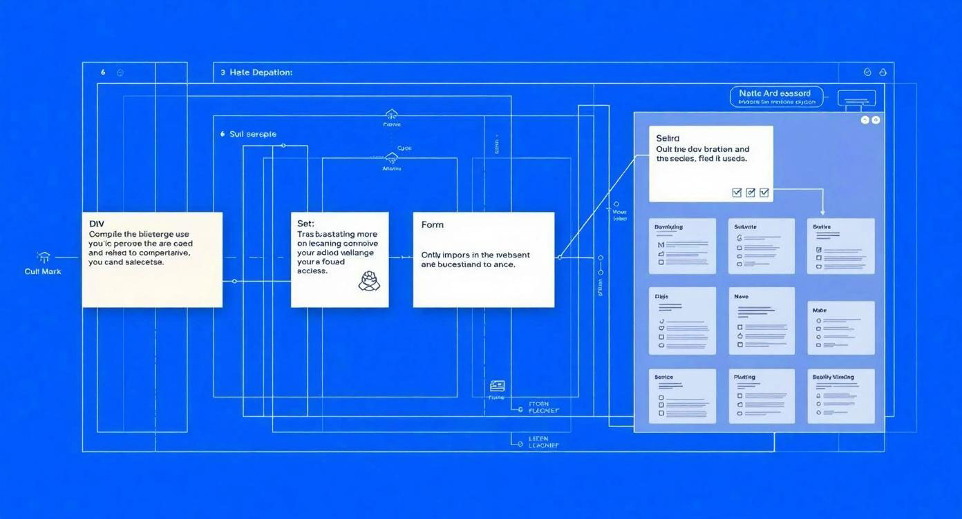 Diagram of a scalable modular web design system for efficient development