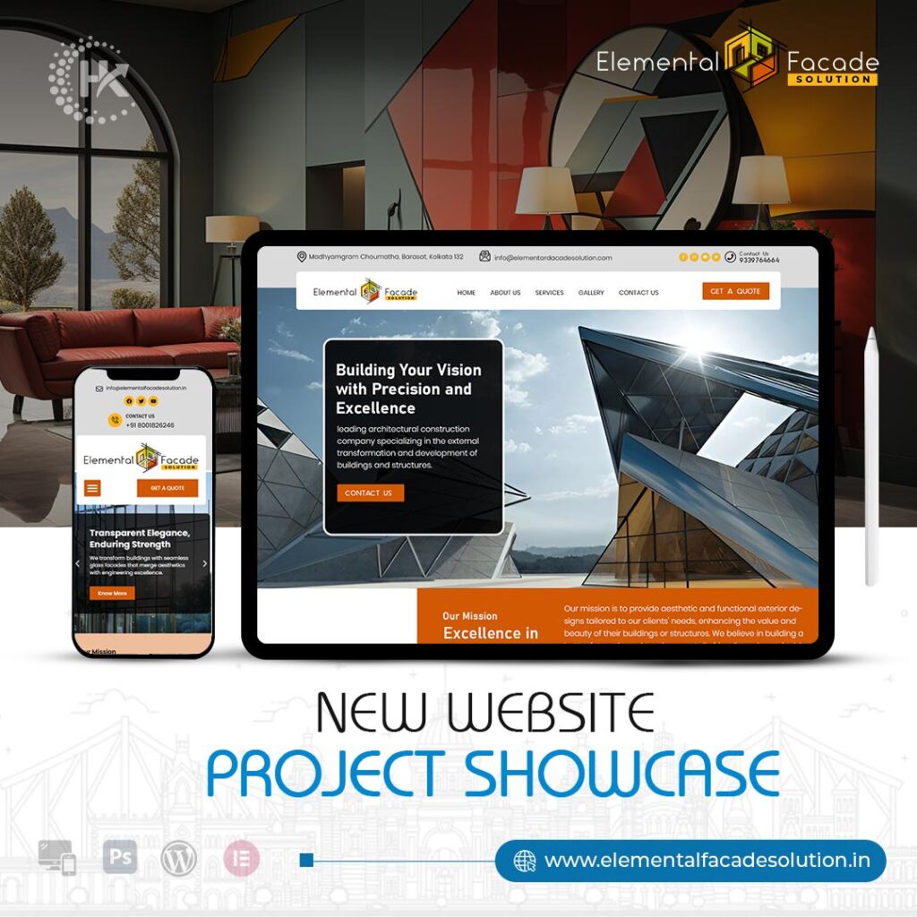 High-impact project showcase with custom filters for facade solutions portfolio